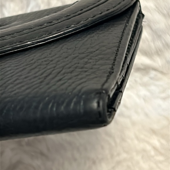 Burberry Black pebbled leather long wallet - Picture 9 of 17